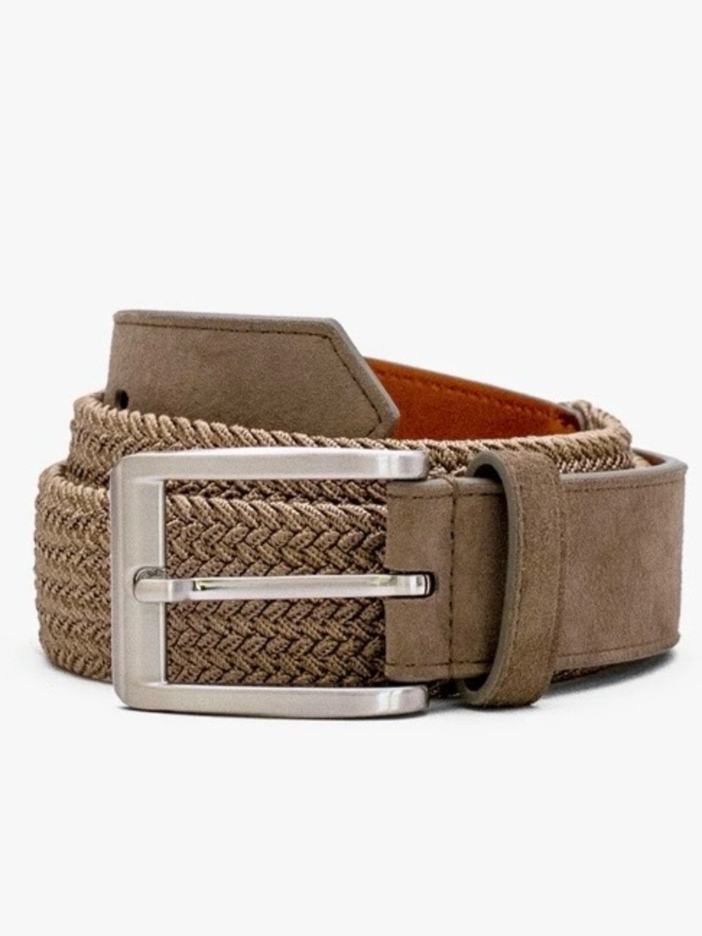 Wolf And Shepherd Stretch Woven Dress Belt